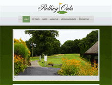 Tablet Screenshot of golfrollingoaks.com